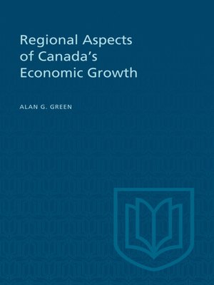 cover image of Regional Aspects of Canada's Economic Growth
